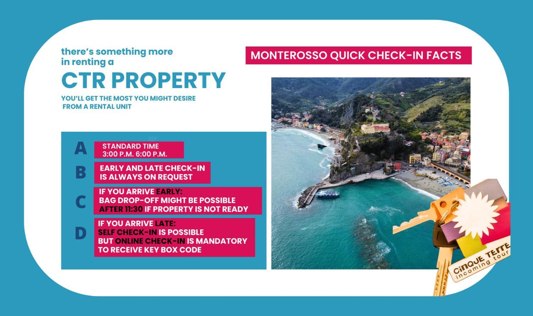 Scimiscia 2-Bedroom Apartment With Ac Monterosso al Mare Exterior photo